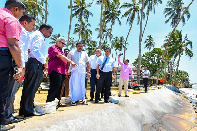 President inspects Calido beach development