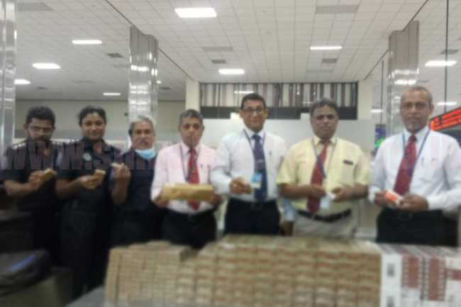 Man nabbed at BIA with foreign cigarettes worth over Rs. 1 Mn