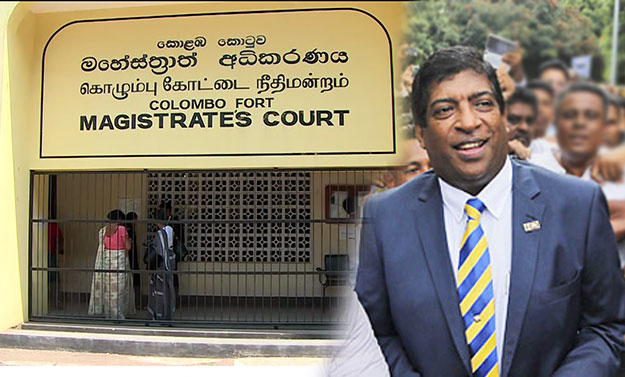 Ravi Karunanayake appears before court