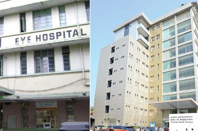 Only emergency cases to be treated at Eye & Dental Hospitals in Colombo