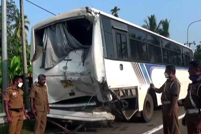 Bus carrying group returning from quarantine involved in accident