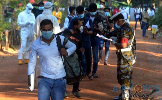 206 quarantined persons leave Vanni quarantine center