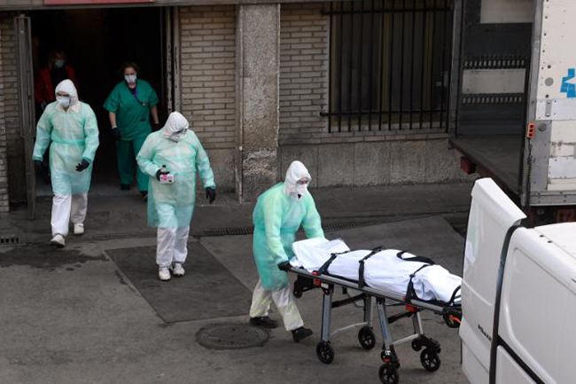 Spain coronavirus fatalities surpass 10,000 with record 950 new deaths