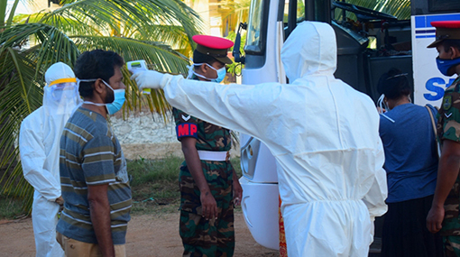 Group of 222 quarantine persons leave for homes
