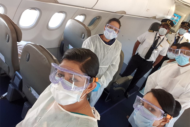 Special flight to bring back Sri Lankan students lands in India