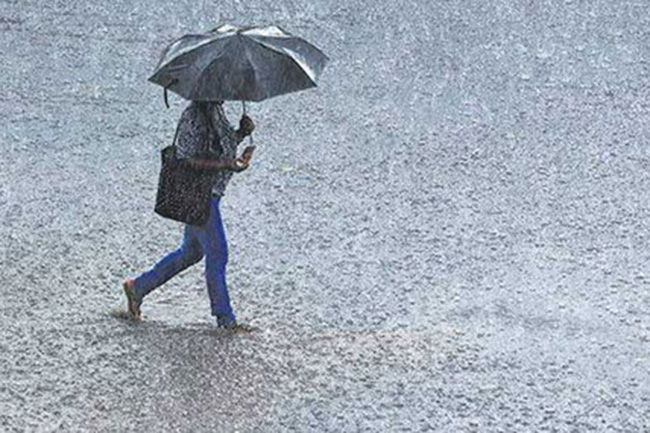 Showers or thundershowers expected in several areas