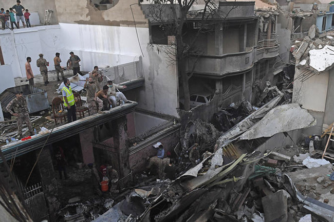 97 dead, two survivors in Pakistan plane crash