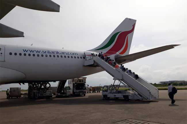 268 Sri Lankans in Qatar return to the island