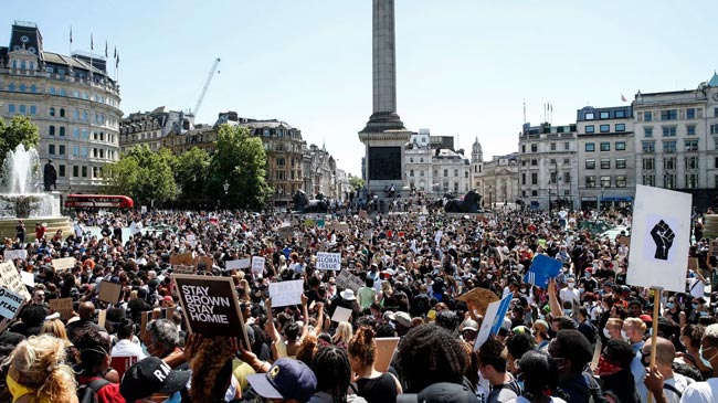 George Floyd protests go global