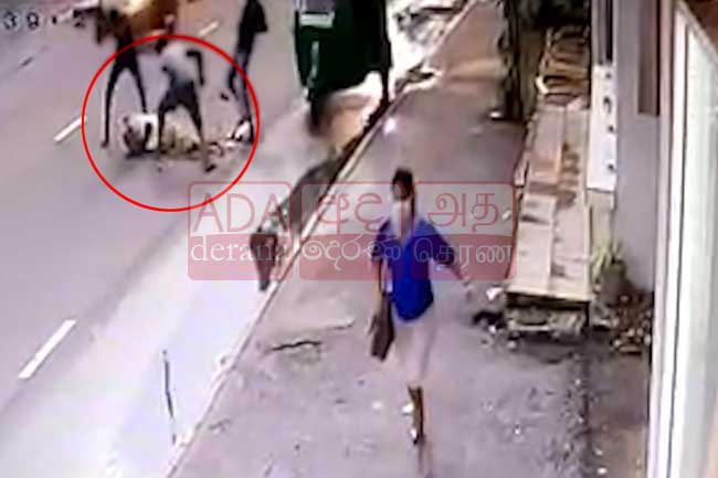 Stab attack on Kanjipani Imrans father recorded in CCTV