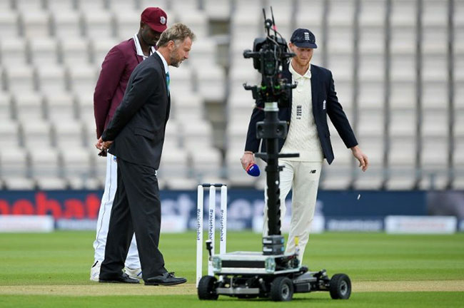 Cricket returns as England bat in first Test against West Indies