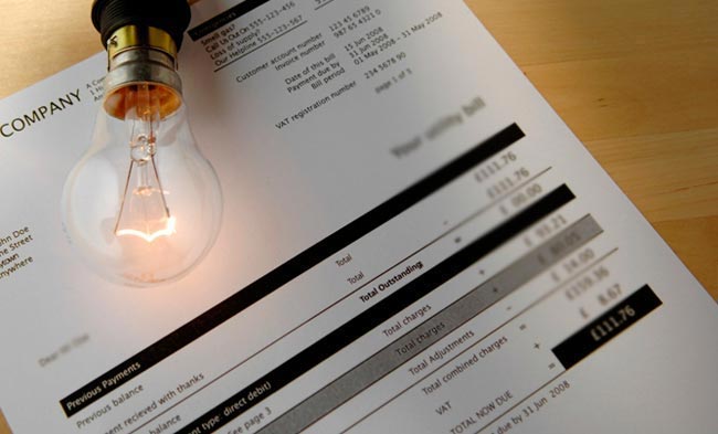 March, April, May electricity bills to match February bill