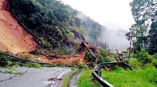 Landslide early warning for five districts