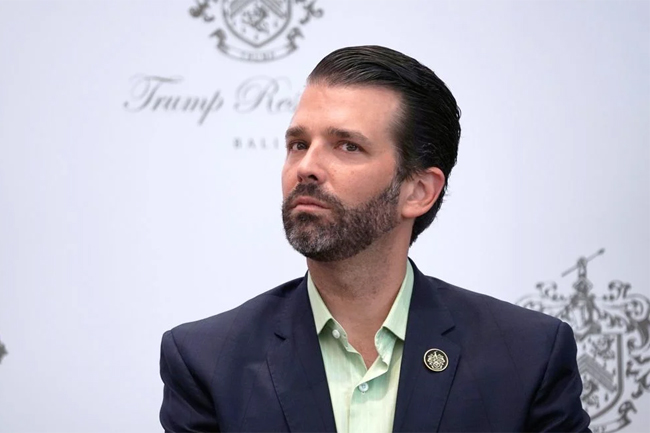 Donald Trump Jr suspended from tweeting over Covid-19 post
