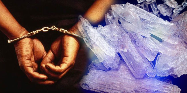 Divisional secretariat officials arrested while transporting ice