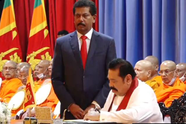 Mahinda Rajapaksa assumes duties as new Prime Minister