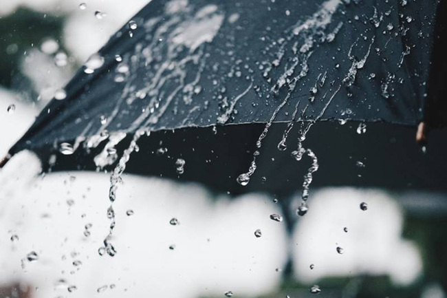 Showers or thundershowers in some parts of the country