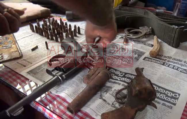 Man arrested with firearms and ammunition