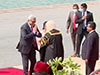 President arrives for ceremonial sitting of new Parliament