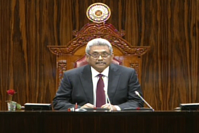 President delivers policy statement of new Govt.