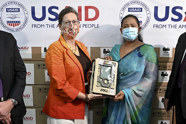 US donates 200 ventilators to Sri Lanka 