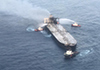 Blaze engulfing oil tanker brought under control - Navy