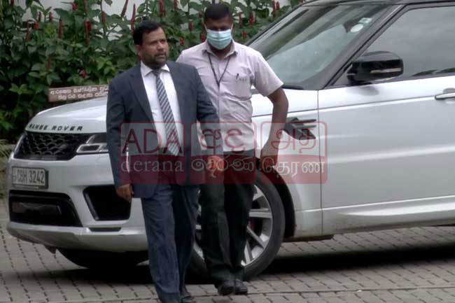 Rishad arrives at PCoI Police Unit