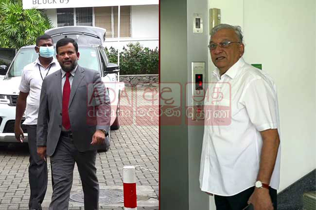 Rishad and Kiriella arrive at PCoI Police Unit