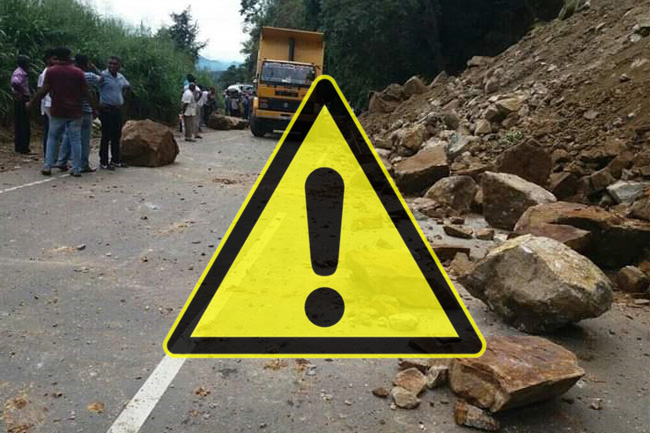 Landslide early warning issued for parts of 4 districts