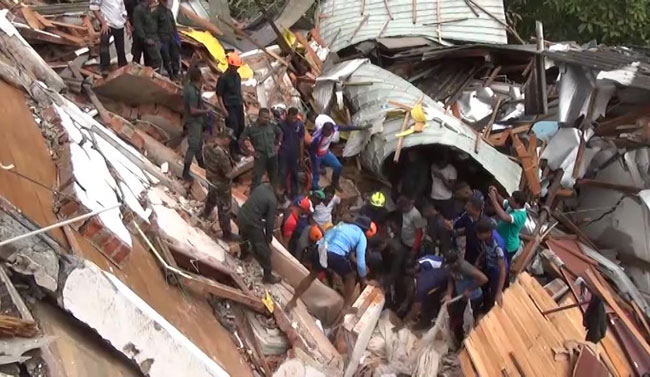 Baby rescued in Buwelikada collapsed building incident dies