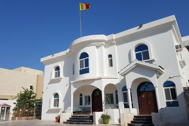 Sri Lankan Embassy in Qatar closed for 2 weeks