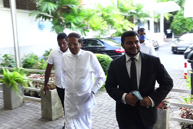Maithripala returns to observe proceedings of PCoI on Easter attacks