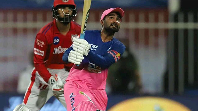 Royals complete record IPL run chase with Tewatias six spree