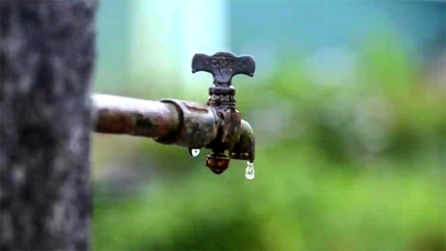 24-hour water cut to several areas in Hambantota