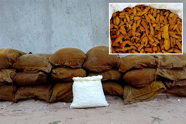 Navy intercepts over 902kg of smuggled dried turmeric