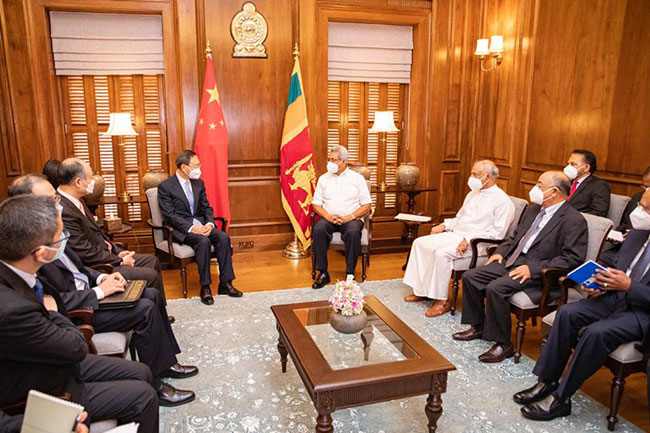 President says he wants to prove Hambantota port is not a Chinese debt trap