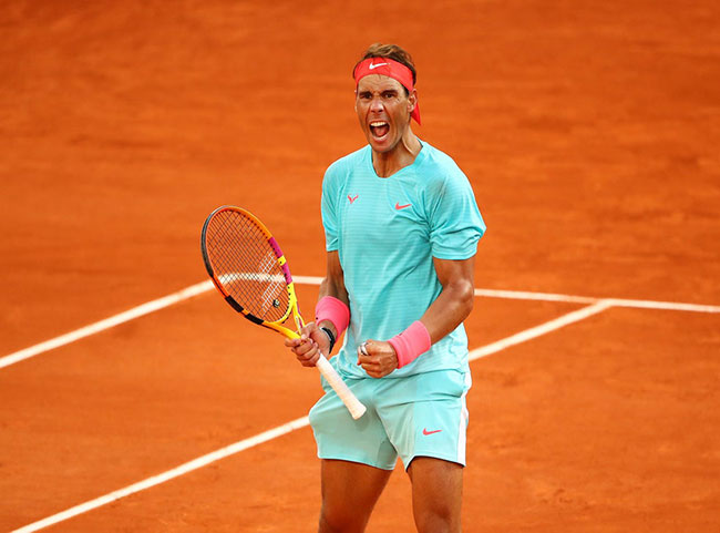 Nadal wins 13th French Open to claim record-equalling 20th Grand Slam title