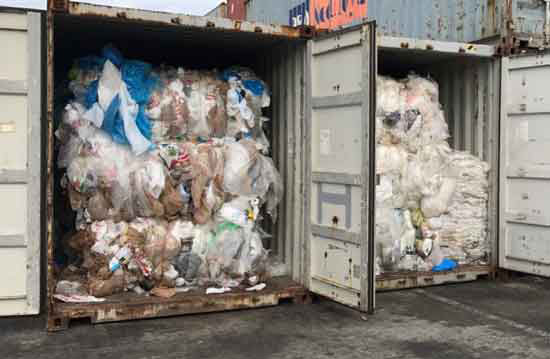 Court orders to send back 242 containers of illegal waste to Britain