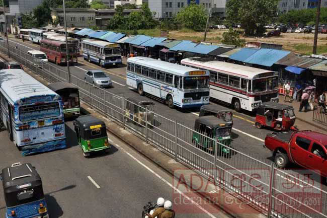 Long distance buses to Colombo temporarily suspended