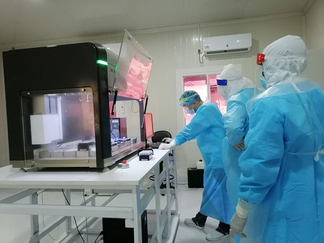 Mulleriyawa PCR machine fixed by Monday  China Embassy