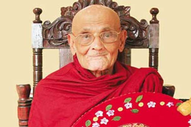 Most Ven. Napane Pemasiri Thera passes away, aged 98