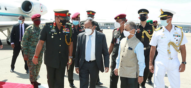 Indias NSA Ajit Doval arrives in Sri Lanka