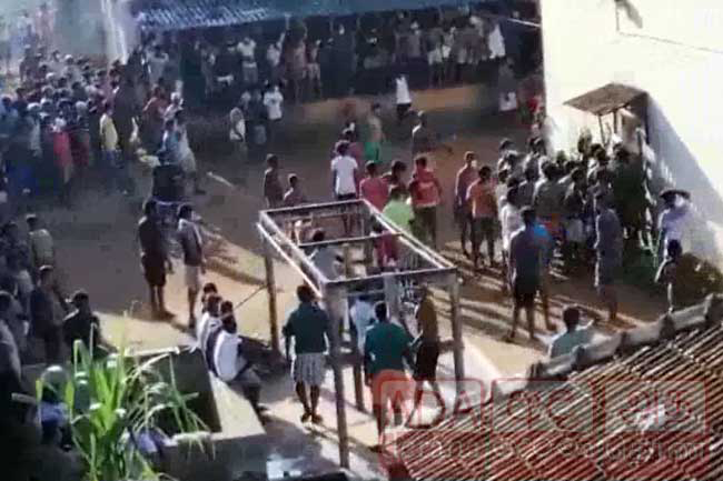 Prisons Dept. releases footage of Mahara inmates riot