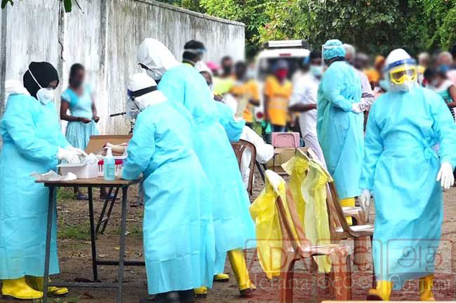 Over one million PCR tests carried out in total