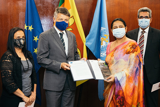 EU, WHO grant EUR 2M for Sri Lankas Covid-19 mitigation efforts