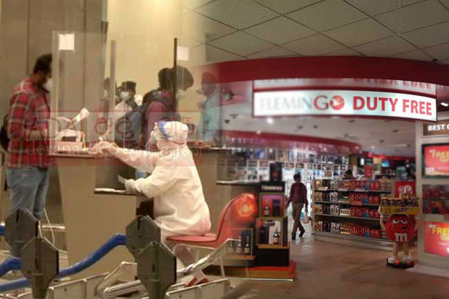Duty-free shopping available for passengers who completed quarantine