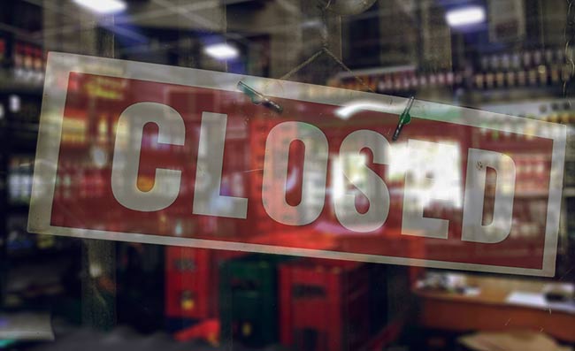 Liquor shops closed tomorrow