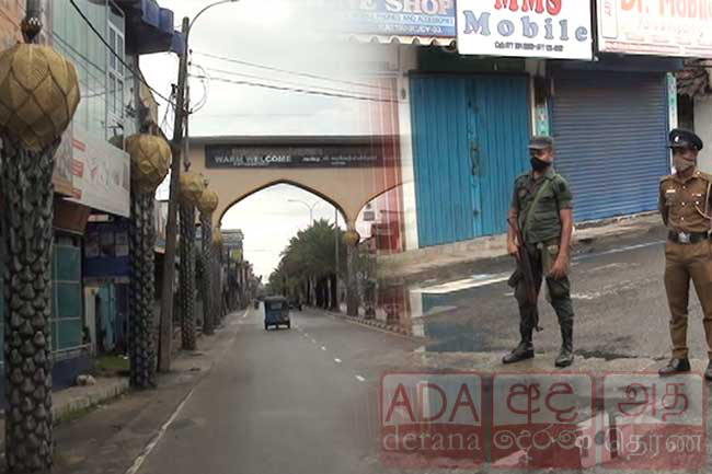 Kattankudy Divisional Secretariat area isolated