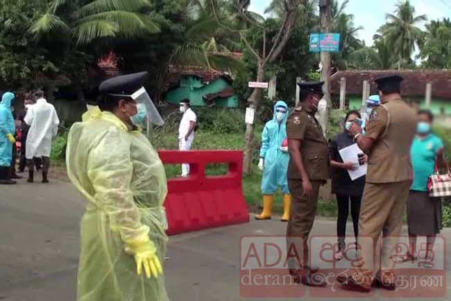 Travel restrictions for two areas in Weeraketiya