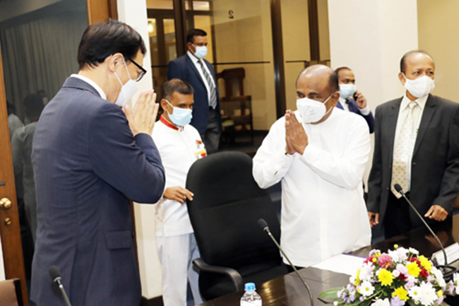 Speaker thanks South Korea for PCR test kits donation worth USD 3M